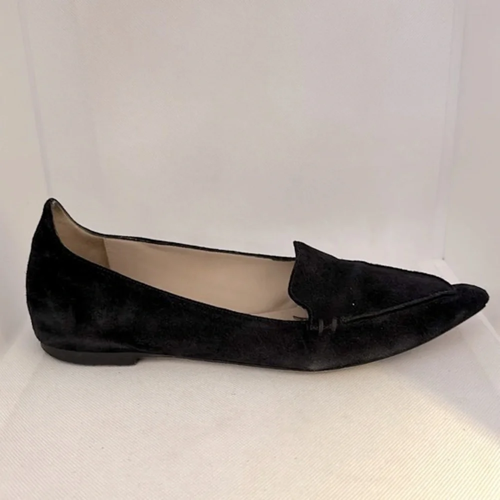 M. Gemi The Gia Black Suede Leather Flats Size 40.5 - GUC - Picture 8 of 13